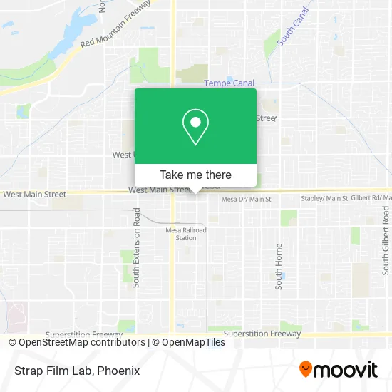 Strap Film Lab map