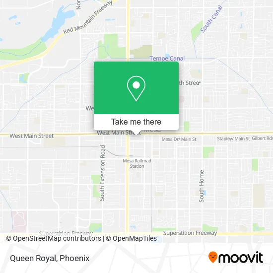 Queen Royal map