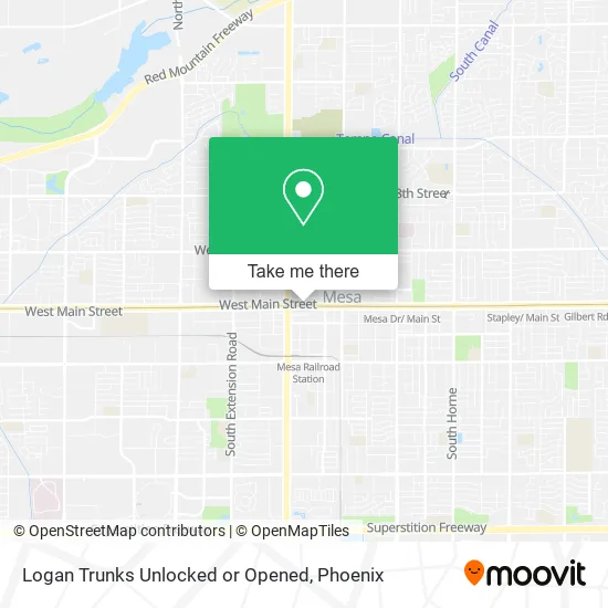 Logan Trunks Unlocked or Opened map