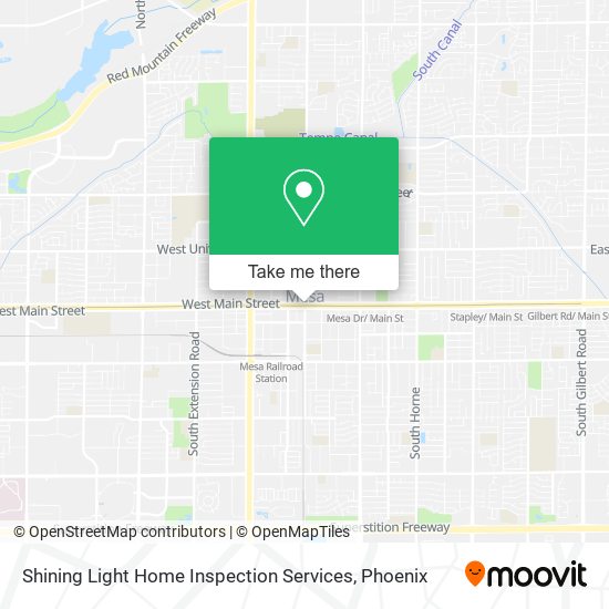 Mapa de Shining Light Home Inspection Services