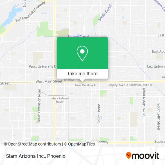 Slam Arizona Inc. map