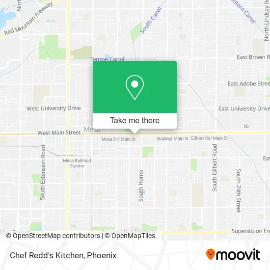Chef Redd's Kitchen map