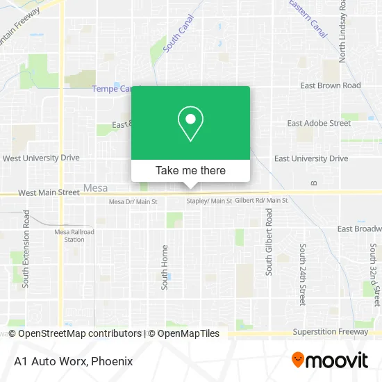 A1 Auto Worx map