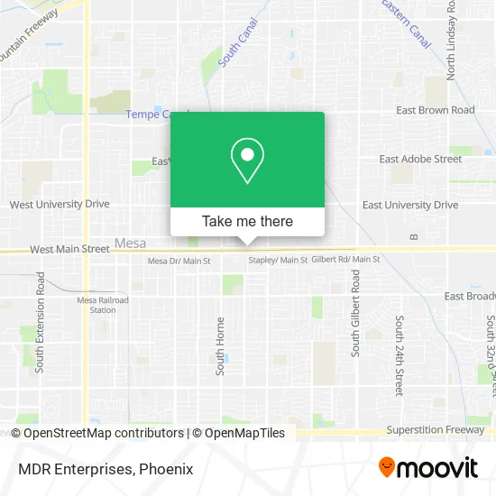 MDR Enterprises map