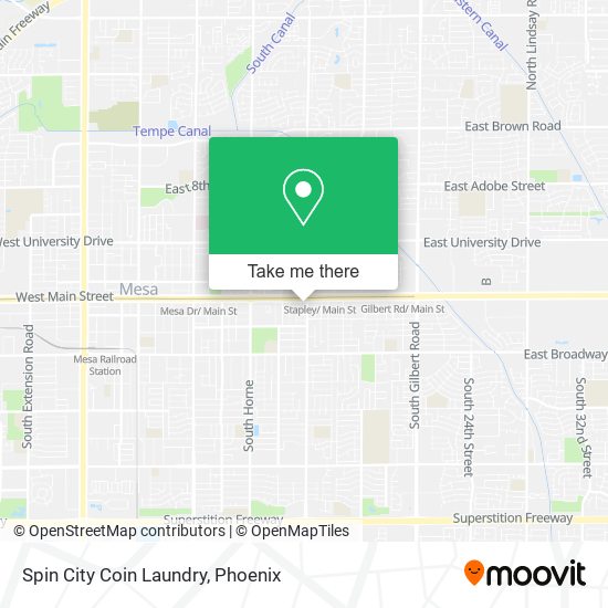 Spin City Coin Laundry map