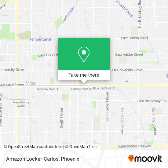 Amazon Locker-Carlos map