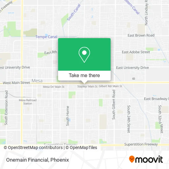 Onemain Financial map