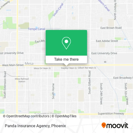 Panda Insurance Agency map