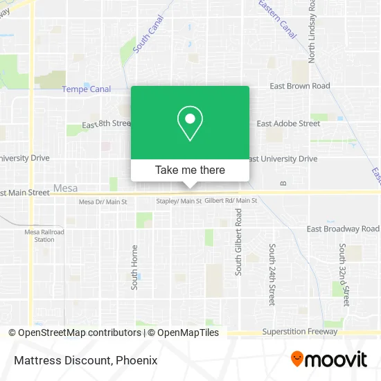 Mattress Discount map
