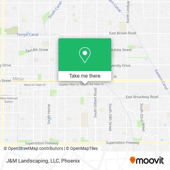 Mapa de J&M Landscaping, LLC