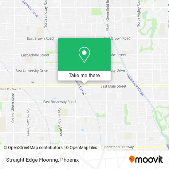 Straight Edge Flooring map