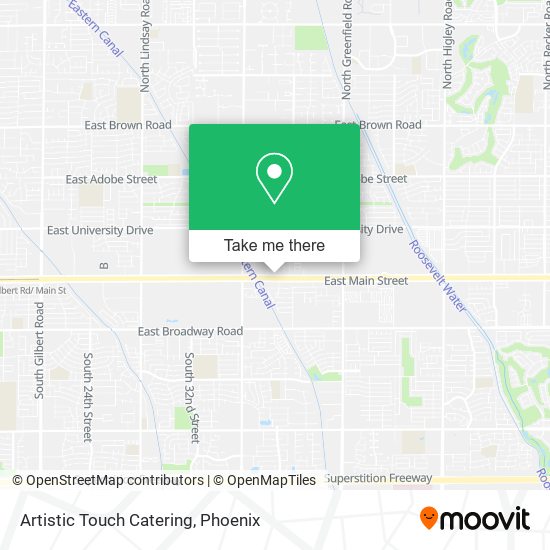 Artistic Touch Catering map