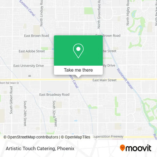 Artistic Touch Catering map