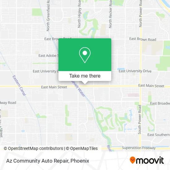 Az Community Auto Repair map