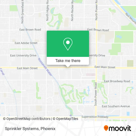 Sprinkler Systems map