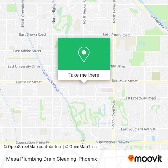 Mesa Plumbing Drain Cleaning map