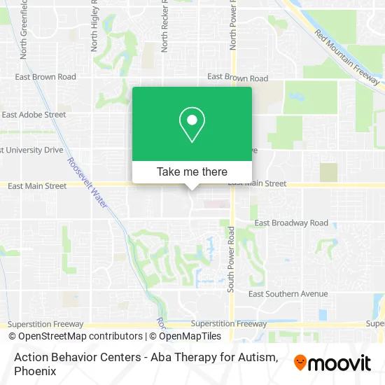 Action Behavior Centers - Aba Therapy for Autism map