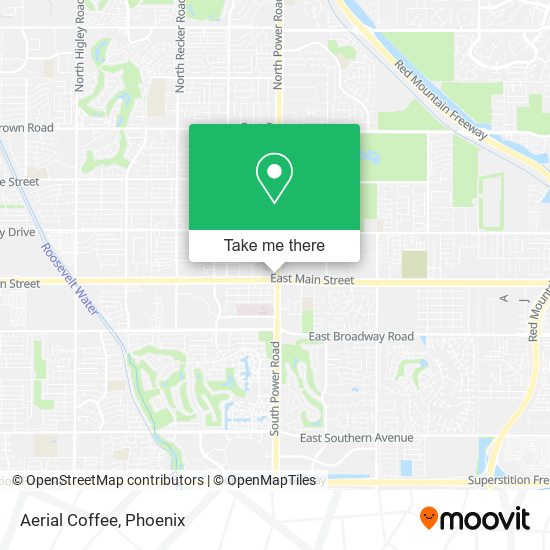 Aerial Coffee map