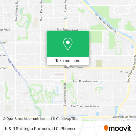Mapa de K & R Strategic Partners, LLC