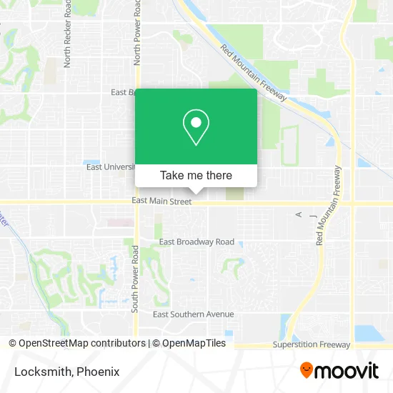 Locksmith map