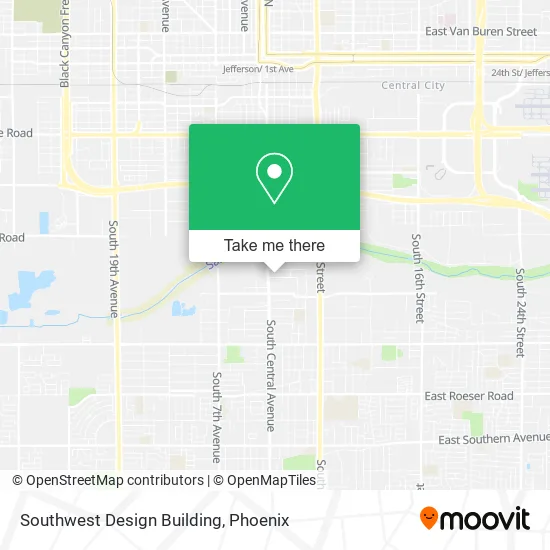 Southwest Design Building map
