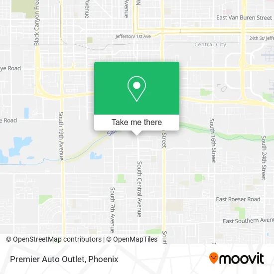 Premier Auto Outlet map