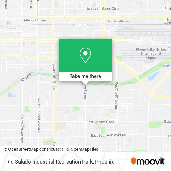 Mapa de Rio Salado Industrial Recreation Park