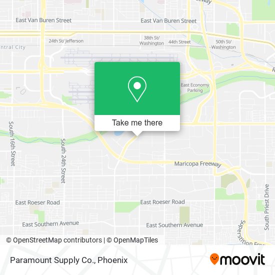 Mapa de Paramount Supply Co.