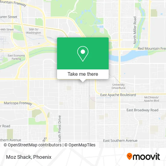 Moz Shack map