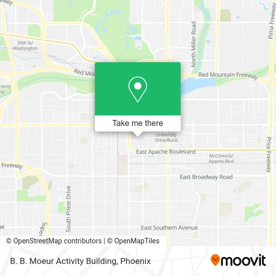 B. B. Moeur Activity Building map