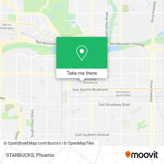 STARBUCKS map