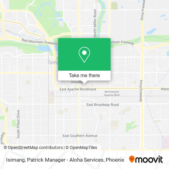 Isimang, Patrick Manager - Aloha Services map