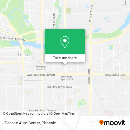 Penske Auto Center map