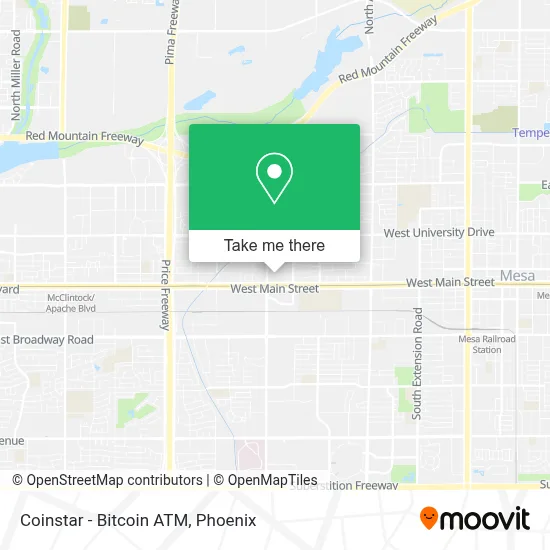 Coinstar - Bitcoin ATM map