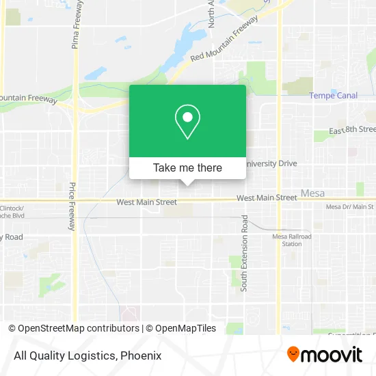 All Quality Logistics map