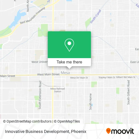 Innovative Business Development map