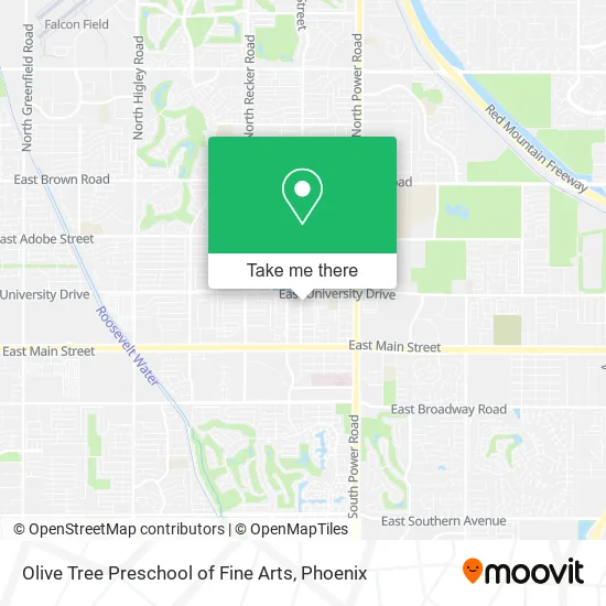 Olive Tree Preschool of Fine Arts map