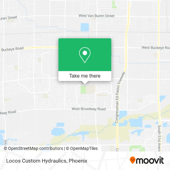 Locos Custom Hydraulics map
