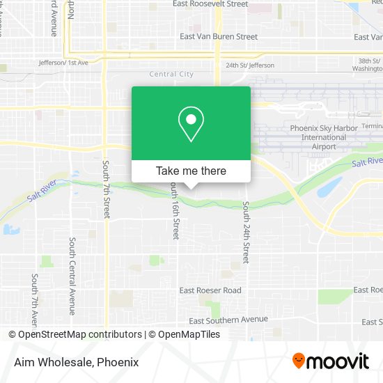 Aim Wholesale map