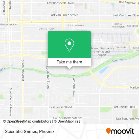 Scientific Games map