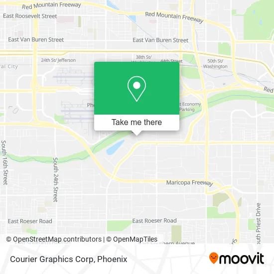 Courier Graphics Corp map