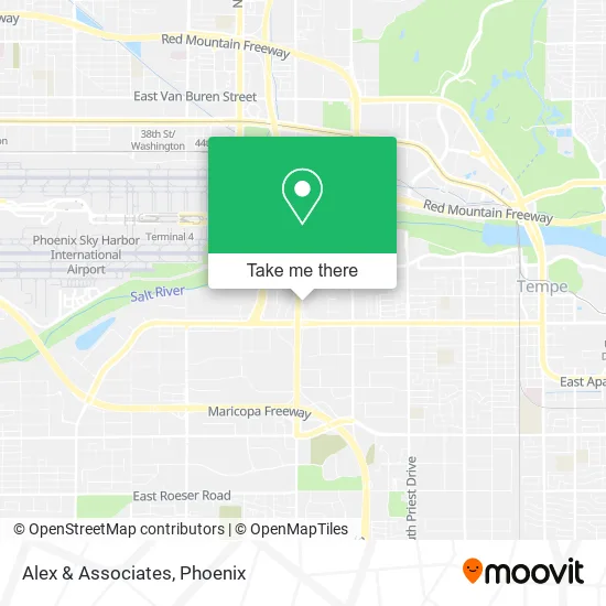 Mapa de Alex & Associates
