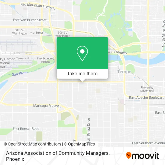 Arizona Association of Community Managers map