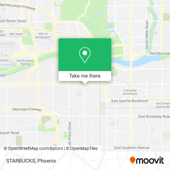 STARBUCKS map