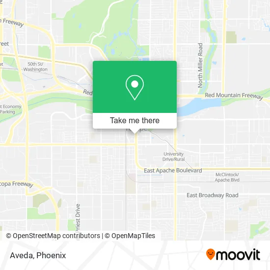 Aveda map