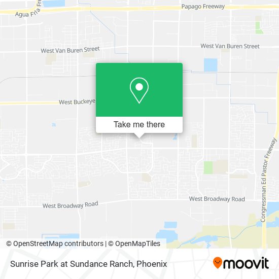 Sunrise Park at Sundance Ranch map
