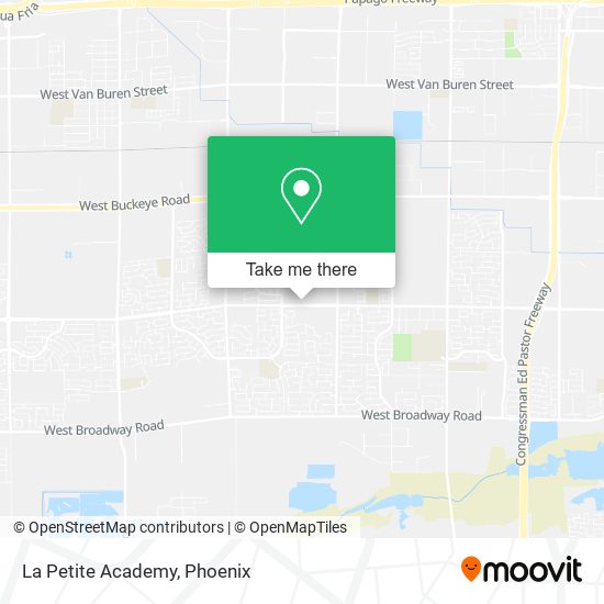 Mapa de La Petite Academy