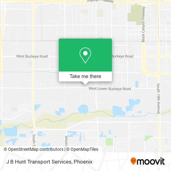 J B Hunt Transport Services map