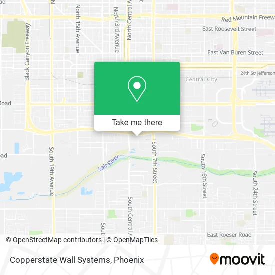 Copperstate Wall Systems map