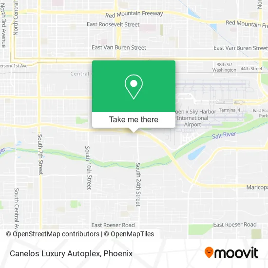 Canelos Luxury Autoplex map